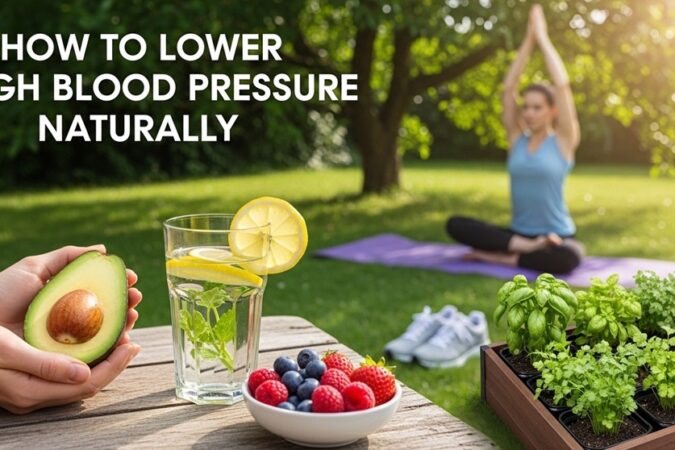 Natural ways to lower high blood pressure with healthy lifestyle changes.