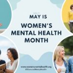 calendar showing May as Women’s Mental Health Month awareness period