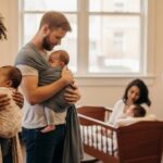 Parent soothing teething infant with traditional methods in Charlotte NC